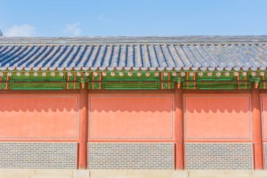 Seul 'deki Changdeokgung Sarayı' nda Güzel ve Eski Mimarlık 