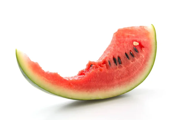 Färsk vattenmelon på vit bakgrund — Stockfoto