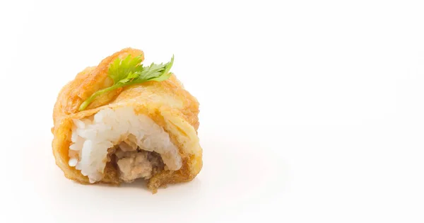 Omelet sushi roll - japanese food style — Stock Photo, Image