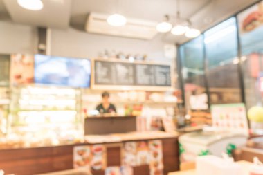 Bulanıklık odak kahve dükkanı 