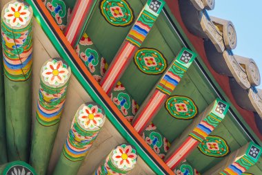 Güzel mimari Deoksugung Sarayı Seoul City, Kore