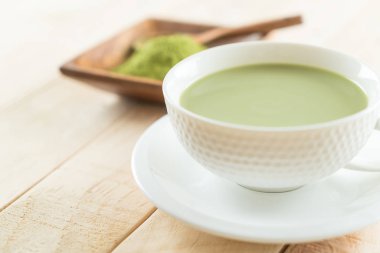 hot matcha latte 
