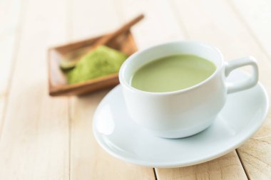 hot matcha latte 
