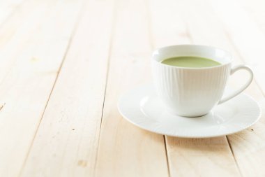 hot matcha latte 