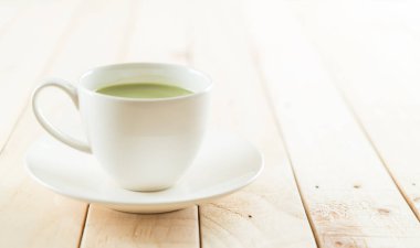 hot matcha latte 
