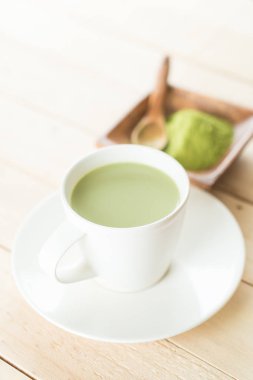 hot matcha latte 
