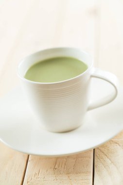 hot matcha latte 