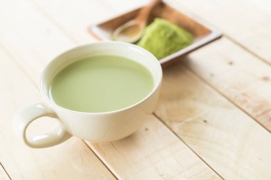 hot matcha latte 