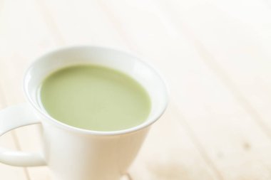 hot matcha latte 