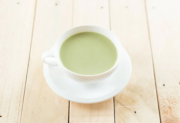 Hot matcha latte — Stok fotoğraf