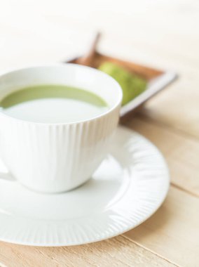 hot matcha latte 
