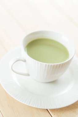 hot matcha latte 