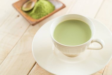 hot matcha latte 