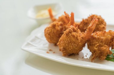 peynir ile kızarmış karides