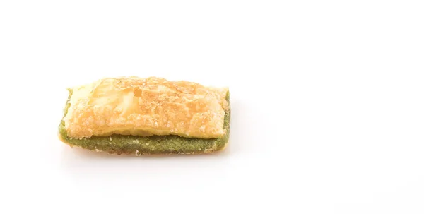 Mini pie biscuit with kiwi jam — Stock Photo, Image