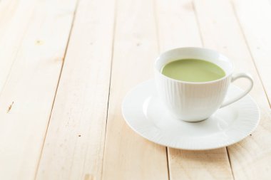 hot matcha latte 