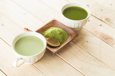 hot matcha latte 