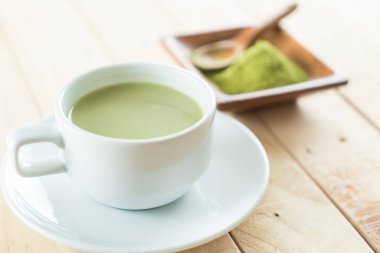 hot matcha latte 