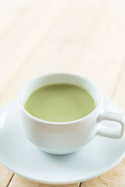 hot matcha latte 