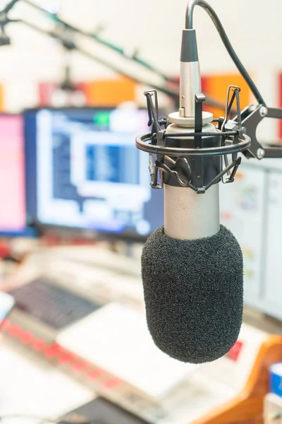 Microfono per su aria la radio — Foto Stock