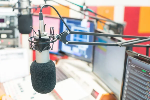 Microphone for on air the radio — Stock Photo, Image