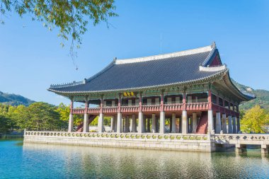 Gyeongbokgung Sarayı Seoul city, güzel mimari 