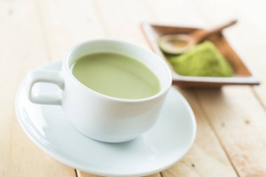 hot matcha latte 