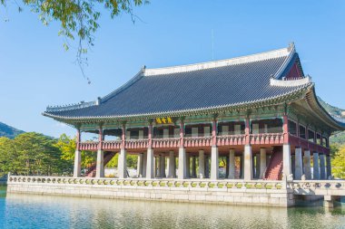 Gyeongbokgung Sarayı Seoul city, güzel mimari 