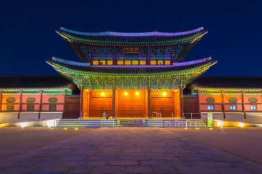 Gyeongbokgung Sarayı Seoul City Kor güzel mimari