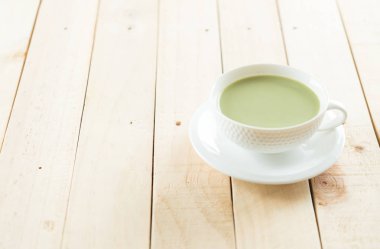 hot matcha latte 