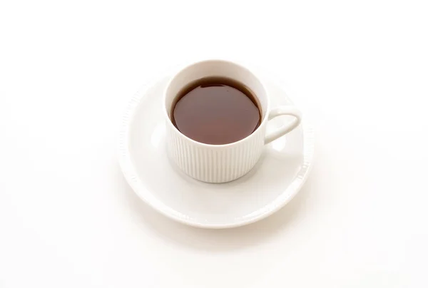 Filiżanka herbaty biały — Zdjęcie stockowe