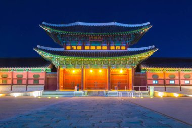 Gyeongbokgung Sarayı Seoul City Kor güzel mimari