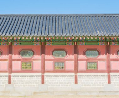 Gyeongbokgung Sarayı Seoul city, güzel mimari 