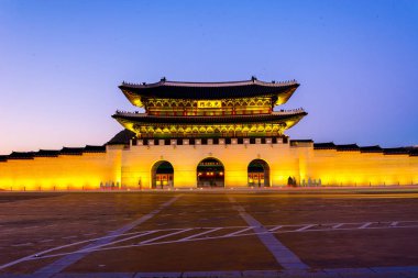 Gyeongbokgung Sarayı Seoul City Kor güzel mimari