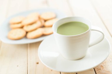 hot matcha latte 