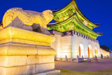 Gyeongbokgung Sarayı Seoul City Kor güzel mimari