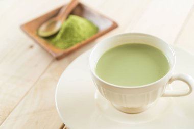 hot matcha latte 