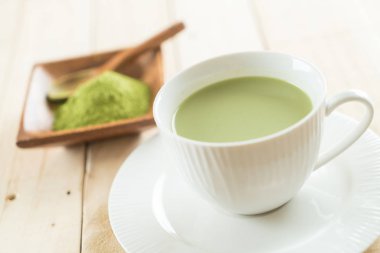 hot matcha latte 