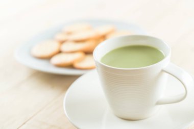 hot matcha latte 