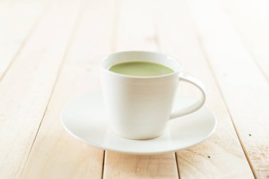 hot matcha latte 
