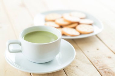 hot matcha latte 