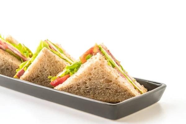 Sandwich  on white background — Stock Photo, Image