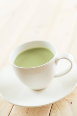 hot matcha latte 