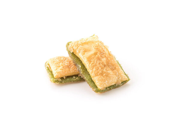 mini pie biscuit with kiwi jam 