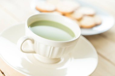 hot matcha latte 