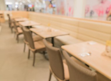 Restoran soyut bulanıklık