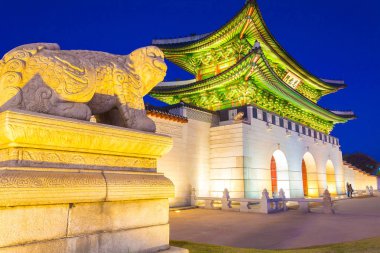Gyeongbokgung Sarayı Seoul City Kor güzel mimari