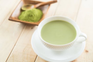 hot matcha latte 