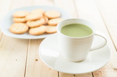 hot matcha latte 