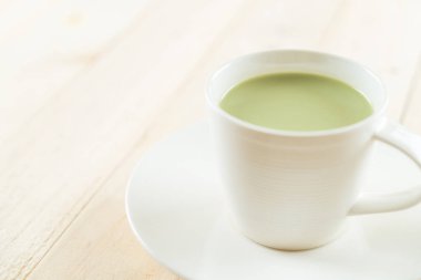 hot matcha latte 